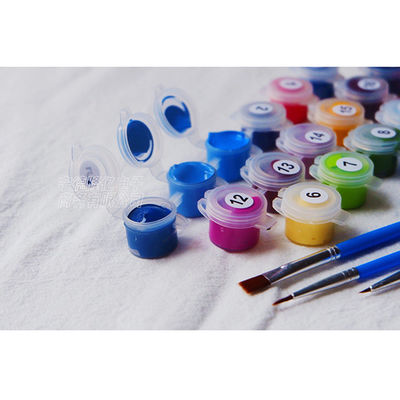 Kit di ritratti a tela dipinti a mano per la decorazione domestica DIY Stampa digitale Paesaggio Numero Immagini