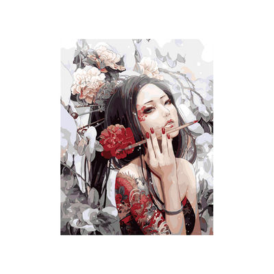 Home Office Decorazione alberghiera Creative DIY Portrait Kits per tela d'arte a olio dipinta a mano