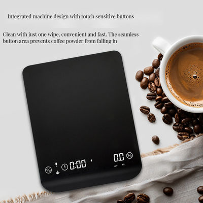 3 kg/0,1 g Indicatore del timer Scale di caffè di silicone leggera con batteria ricaricabile