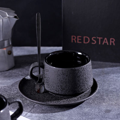 Home Hotel Ristorante Ufficio Porcellana ghiacciata nero Yao Set con 260 ml di capacità