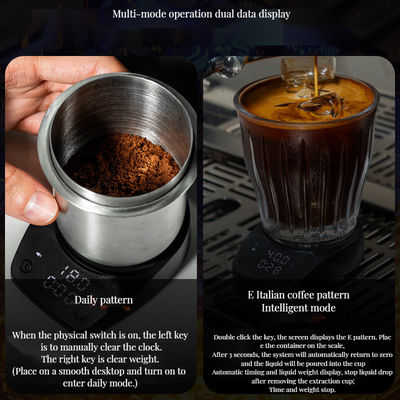 Cucina e barista ABS Shell Digital Espresso Scale con Timer Tipo C di ricarica