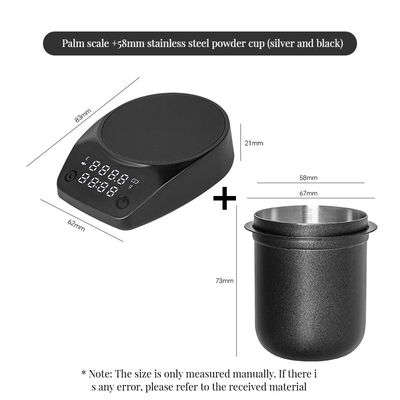 Miscelatore di schiuma per latte di caffè Espresso tipo-C Scale con timer digitale ABS Shell
