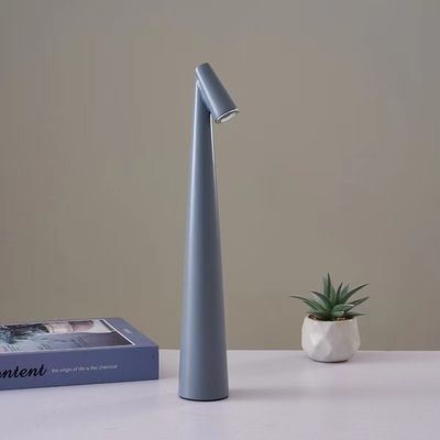 Lampada da tavolo LED in ceramica portatile slim con luminosità a 3 livelli