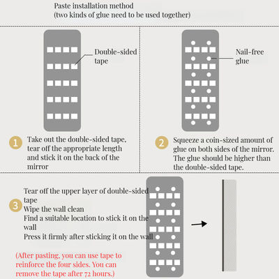 Specchio di abbigliamento completo con design moderno e colore personalizzato