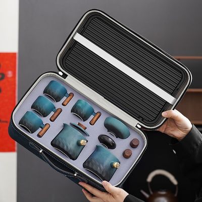 Set di tè in ceramica portatile per ufficio e casa di stile tradizionale Capacità 300ml