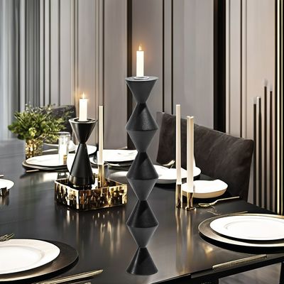 Tenitore candelabro in metallo in ottone a colori personalizzati per matrimoni o decorazioni da tavolo a casa