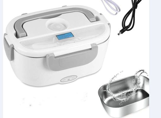 Scartatore a microonde per pranzo da asporto con compartimento con coperchio per una preparazione dei pasti conveniente