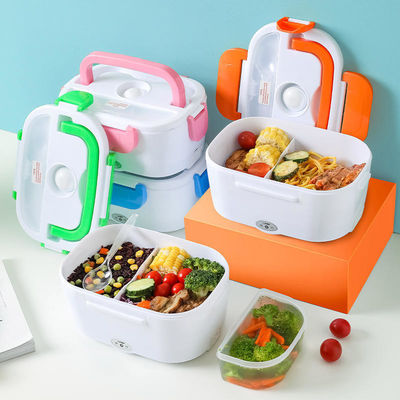 Scartatore a microonde per pranzo da asporto con compartimento con coperchio per una preparazione dei pasti conveniente