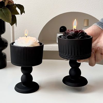 Candela di cera di soia aromatizzata a camellia di Ramadan nel Giorno del Padre Scatola regalo Imballaggio Tazza di ceramica