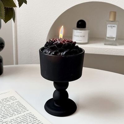 Candela di cera di soia aromatizzata a camellia di Ramadan nel Giorno del Padre Scatola regalo Imballaggio Tazza di ceramica