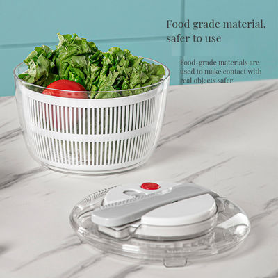 Dimensione personalizzata Insalate di bambù elettrica e asciugatrice di frutta e verdura Spinner di pulizia rapida