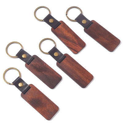 Appendici di legno di beech su elegante catena di bambù per promozioni Decoro di Natale
