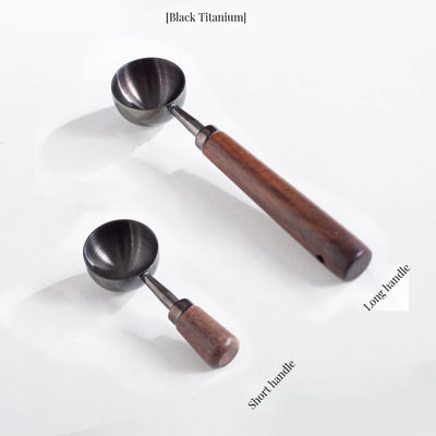 Tavolo personalizzato Cucchiai di misura in acciaio inossidabile da 15 ml a 30 ml con manico a noce lungo