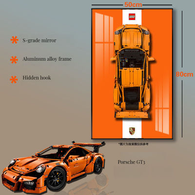 Art Deco stile decorativo pittura appesa cornice Muro e display da tavolo per i proprietari di automobili
