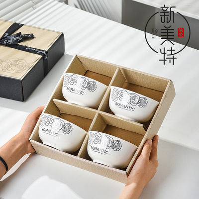 Scalette lisce piatti piatti di cartone animato Decal Stampa per utensili da tavola in stile americano personalizzato