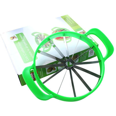 Tagliatrice di verdure a mano in acciaio inossidabile Tagliatrice di anguria di bambù per melone cantalupo