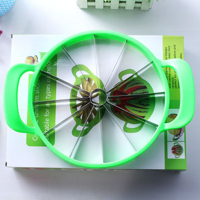 Manico di bambù Acciaio inossidabile Tagliatrice di anguria Strumento semplice per il numero di pezzi 1