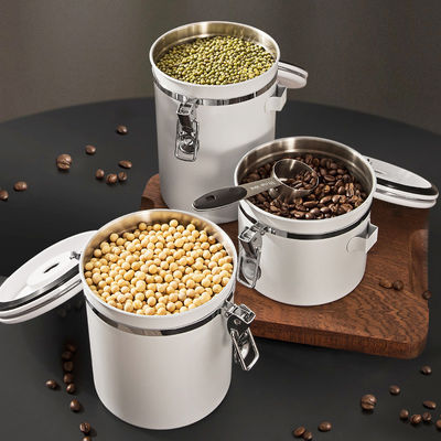 Contenitore multifunzionale in acciaio inossidabile per i chicchi di caffè con logo personalizzato 1500 ml