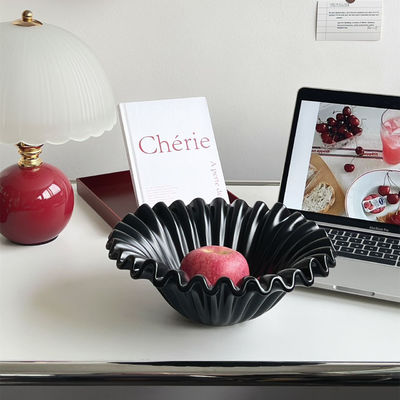 Moderno di lusso di plastica PET piastra luce multicolore rotonda insalate Fruit Bowl per lo stoccaggio