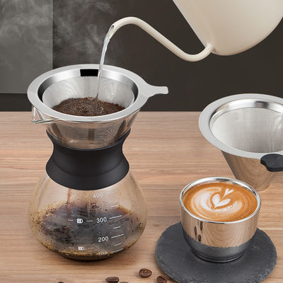 Filtro a goccia di caffè in acciaio inossidabile di design classico per ristoranti e birra domestica