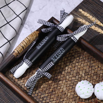Dimensioni personalizzate Tavola di pasticceria raffinata di alto valore Mini Silk Screen Rolling Pin per i noodles
