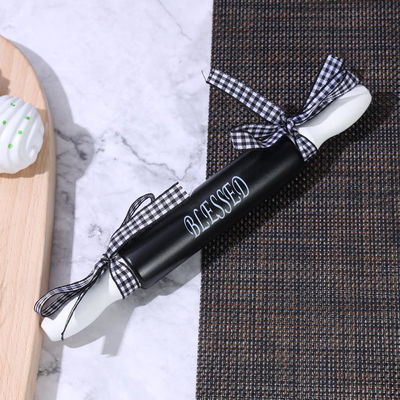 High Value Bow Design Mini Silk Screen Rolling Pin per la cottura a casa in colore personalizzato