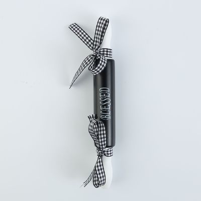 High Value Bow Design Mini Silk Screen Rolling Pin per la cottura a casa in colore personalizzato