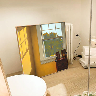 Finitura del telaio non rivestito Art Deco nordico Pittura su tela "Sunshine Window" per soggiorno