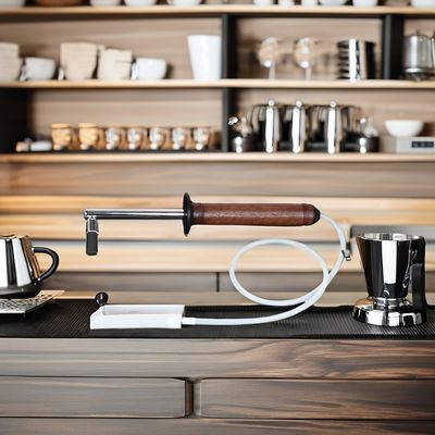 Acciaio inossidabile anti-scaldatura spazzola pressione vapor espresso apparecchiature di pulizia accessori