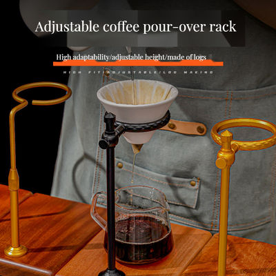 Materiali di qualità alimentare di stazione di goccia di caffè in legno massello per la macchina da caffè a versamento