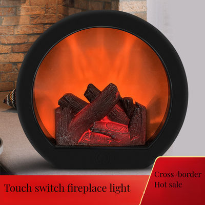 Articolo per Natale Lampada da parete a LED Batteria Tocco Lampada a olio di fiamma Materiale di plastica in rosa
