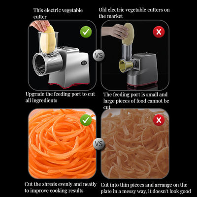 Roller elettrico per l'insalata in acciaio inossidabile riutilizzabile per il taglio versatile di verdure