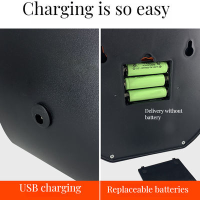 Lampada da parete a cristallo a LED batteria tocco fiamma camino luce per illuminazione interna