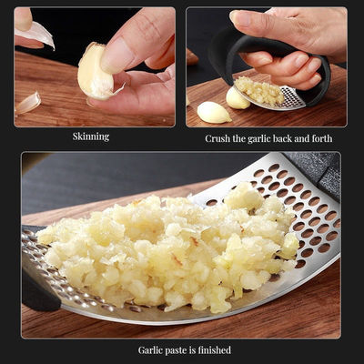 Convenient Vegetable Chopper 2024 Plastico in acciaio inossidabile Pressa all'aglio Chopper e Roller