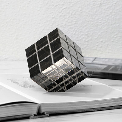 Disegno Art Deco al suo meglio Cubo di Rubik Artigianato in vetro per decorazioni domestiche e di ufficio