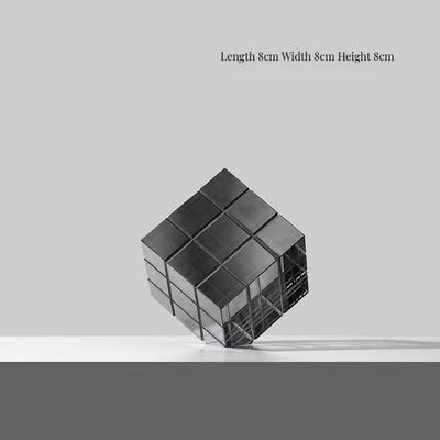 Disegno Art Deco al suo meglio Cubo di Rubik Artigianato in vetro per decorazioni domestiche e di ufficio