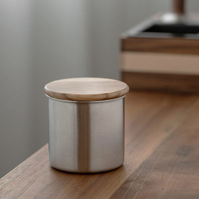 Acquirenti commerciali Vaso di stoccaggio a vuoto in acciaio inossidabile di dimensioni multiple per barrette di smoothie