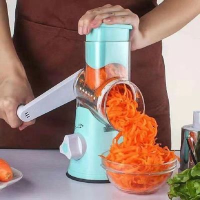 Compatto portatile di plastica vegetali Chopper Cheese Shredder Spirale Cutter per stoccato