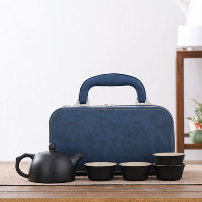 Set di tè per viaggi in ambiente aperto in stile moderno con logo personalizzabile e porcellana sostenibile