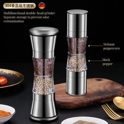 Grossimità regolabile Bambù, sale, pepe, tritolo, macina manuale, utensili da cucina, attrezzi da cucina