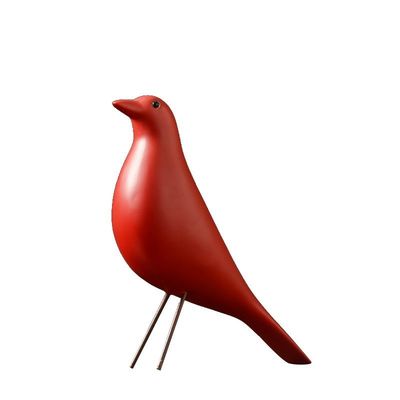 Aggiungi un tocco di eleganza alla tua casa con ornamenti di uccelli in resina in stile Art Deco