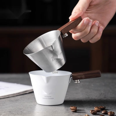Classico design 120 ml di acciaio inossidabile espresso coppa di misura per utensili da caffè e tè