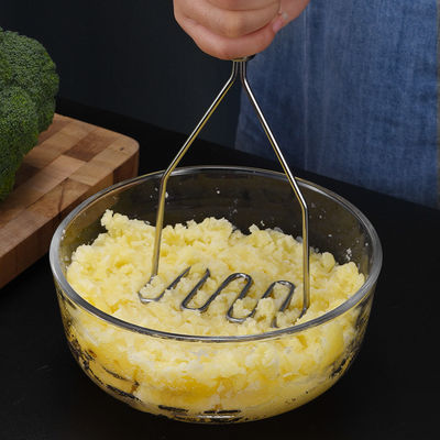 Acciaio inossidabile 201/304 Macchiatrice di patate altri utensili tipo ergonomici Bambù pesante