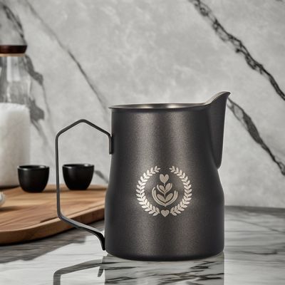 350 ml/500 ml Latte Milk Pitcher in acciaio inossidabile Bottine espresso con funzionalità BAMBOO