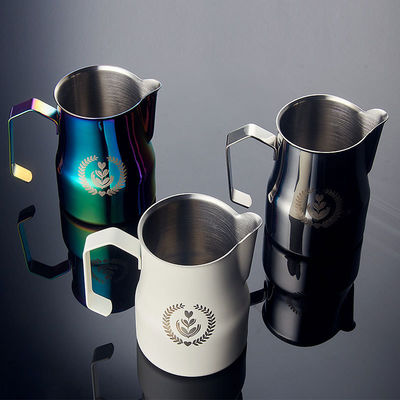 350 ml/500 ml Latte Milk Pitcher in acciaio inossidabile Bottine espresso con funzionalità BAMBOO