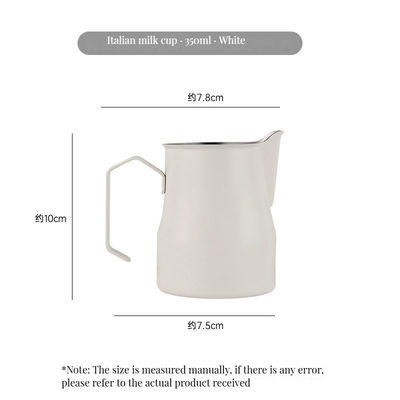 350 ml/500 ml Latte Milk Pitcher in acciaio inossidabile Bottine espresso con funzionalità BAMBOO