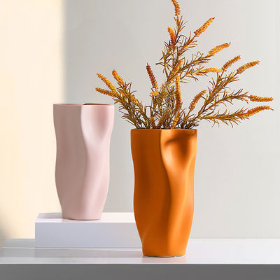 Vaso di ceramica contemporanea ideale per il matrimonio Display da tavolo Vaso di ceramica per articoli per la casa