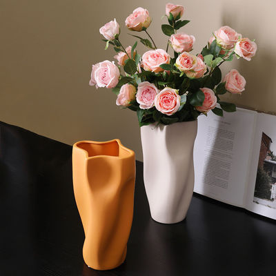 Vaso di ceramica contemporanea ideale per il matrimonio Display da tavolo Vaso di ceramica per articoli per la casa
