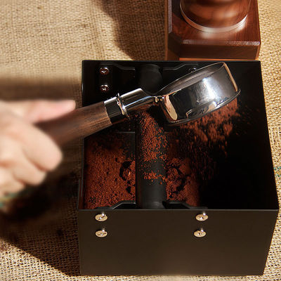 Casella di battitura in acciaio inossidabile in silicone cuboide rimovibile per attrezzi per tè e caffè