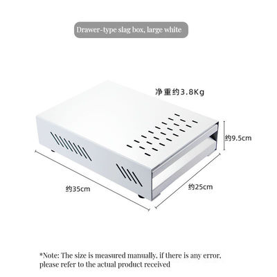 Contenitore di caffè in acciaio inossidabile tipo cassetto a secchi di scarico con caratteristica di stoccaggio